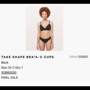 NWOT Lululemon Take Shape Bra 🖤